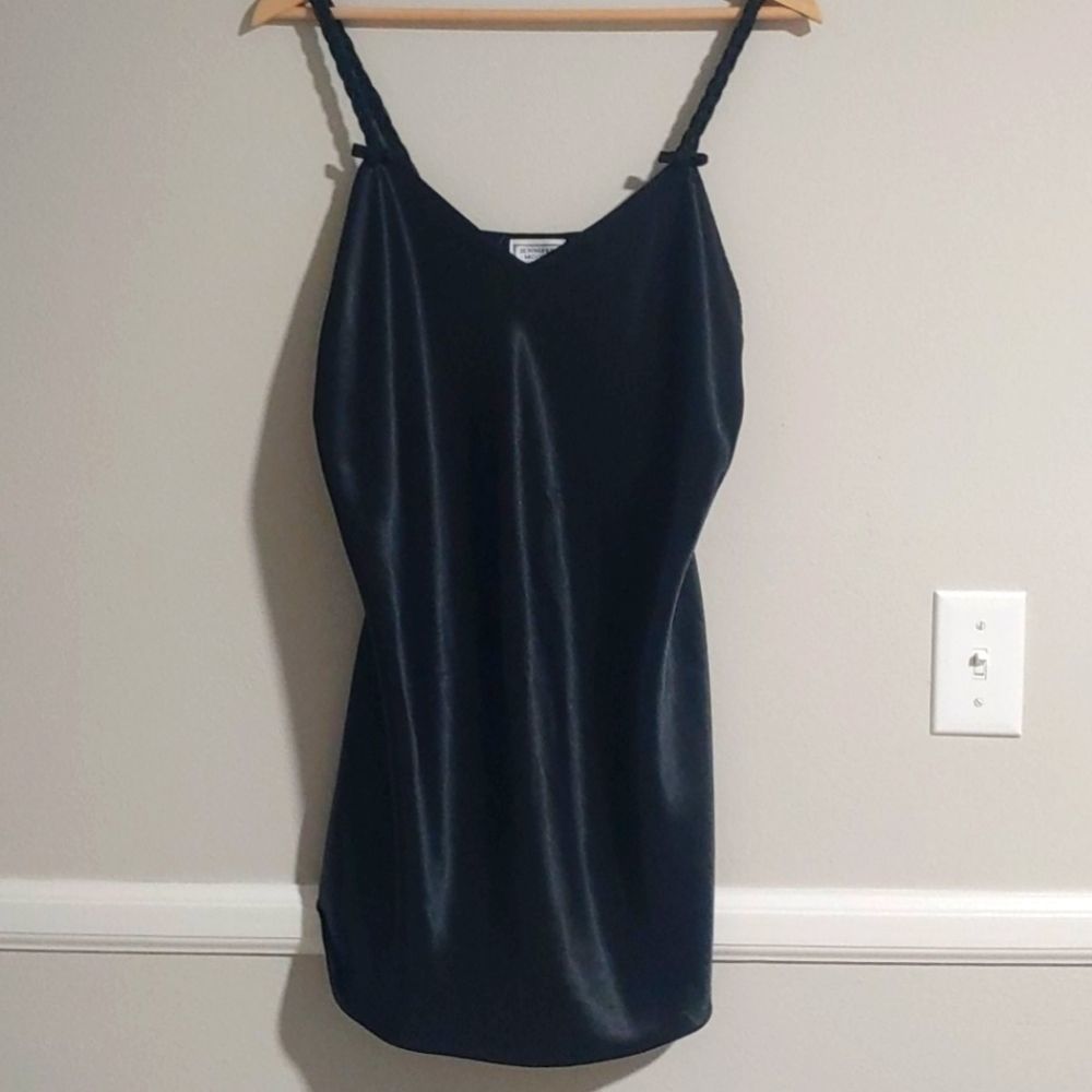 Jenifer Moore black silky lingerie